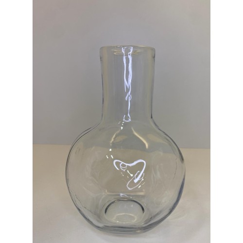 Vaso de Vidro Incolor Orgânico P Vaso de Vidro Incolor Orgânico P